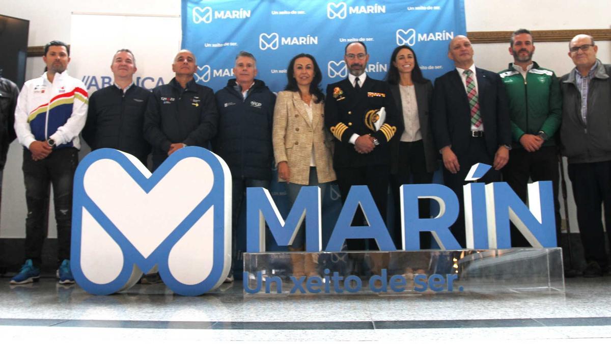 Presentación en el Concello de Marín.