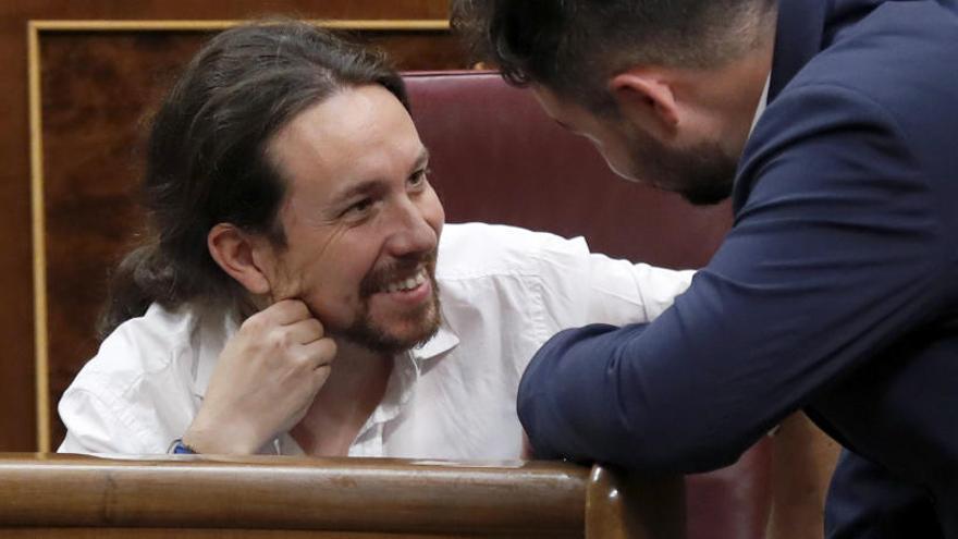 Iglesias defiende a los ediles imputados de Ahora Madrid