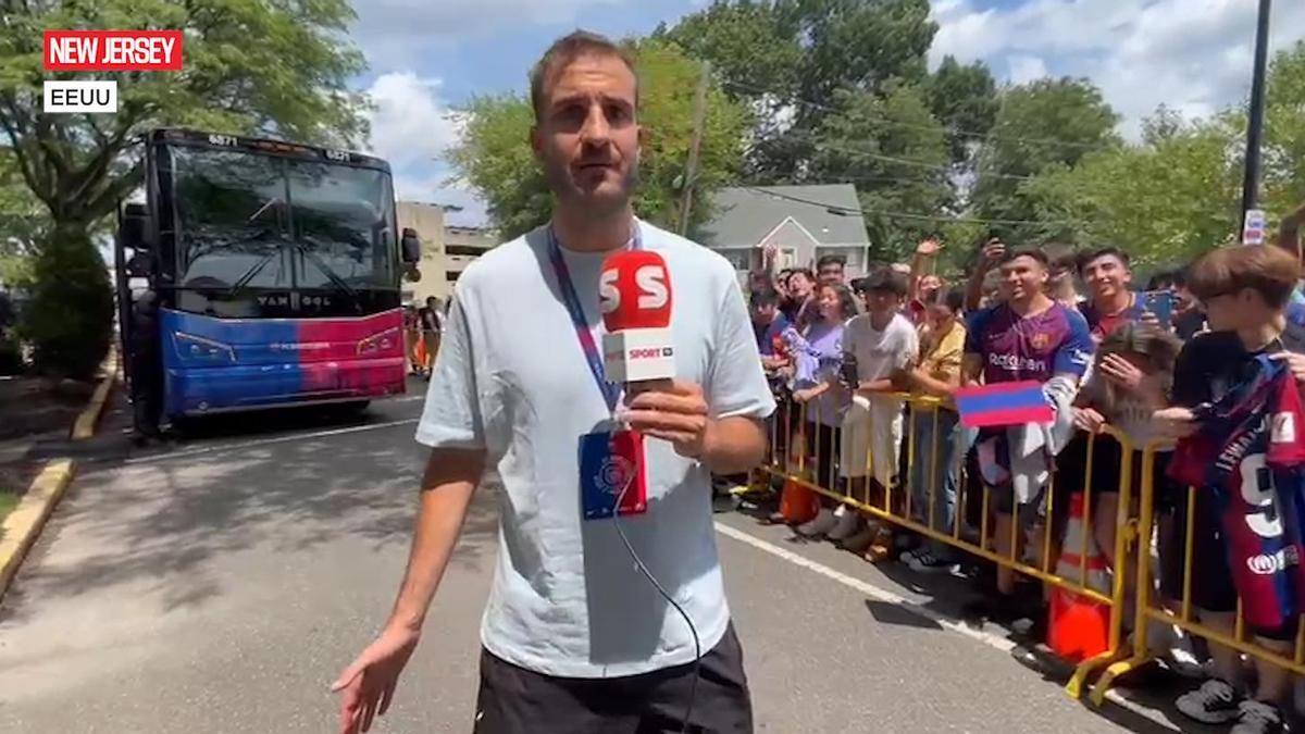 El Barça ya descansa en New Jersey en la previa de 'El Clásico'