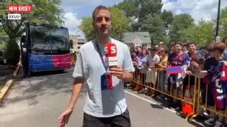 El Barça ya descansa en New Jersey en la previa de 'El Clásico'