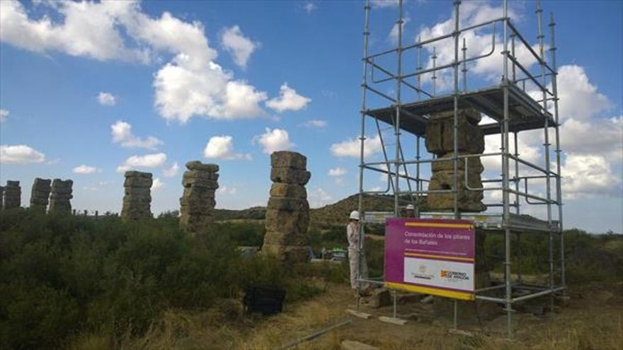 Nuevos trabajos de restauración en el acueducto romano