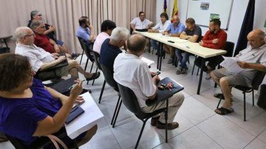 Imagen de una reunión reciente en la sede de la delegación de fútbol.