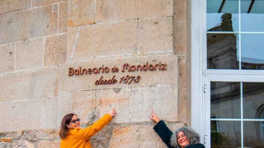 Ana Pastor y Rosé Carrera, en el Balneario de Mondariz.   | // D.P.