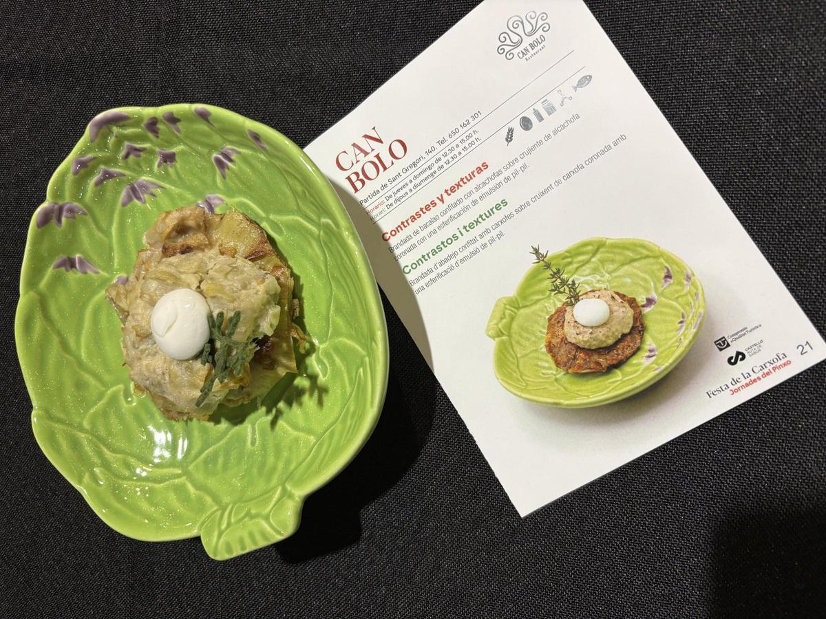 El concurso del pincho de la Festa de la Carxofa, en imágenes