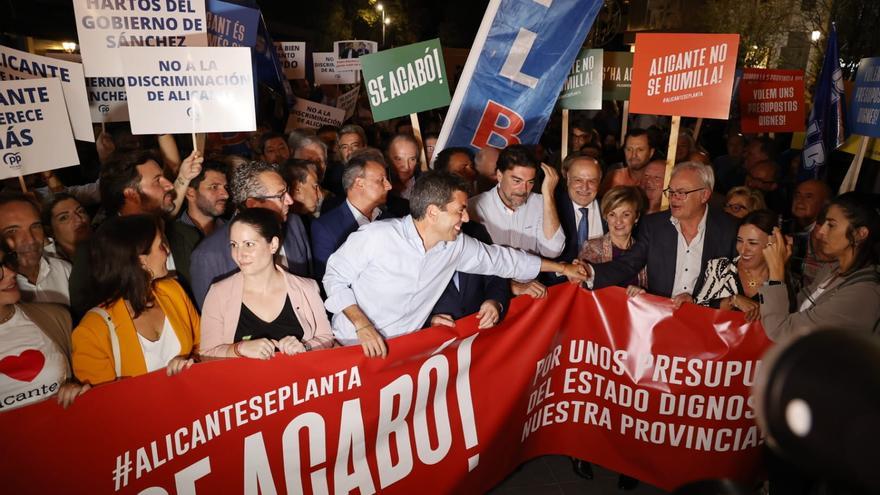El empresariado alicantino protesta contra la falta de inversiones del Estado