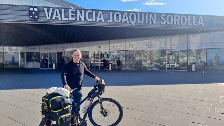 Pichi inicia en Valencia su nuevo reto solidario