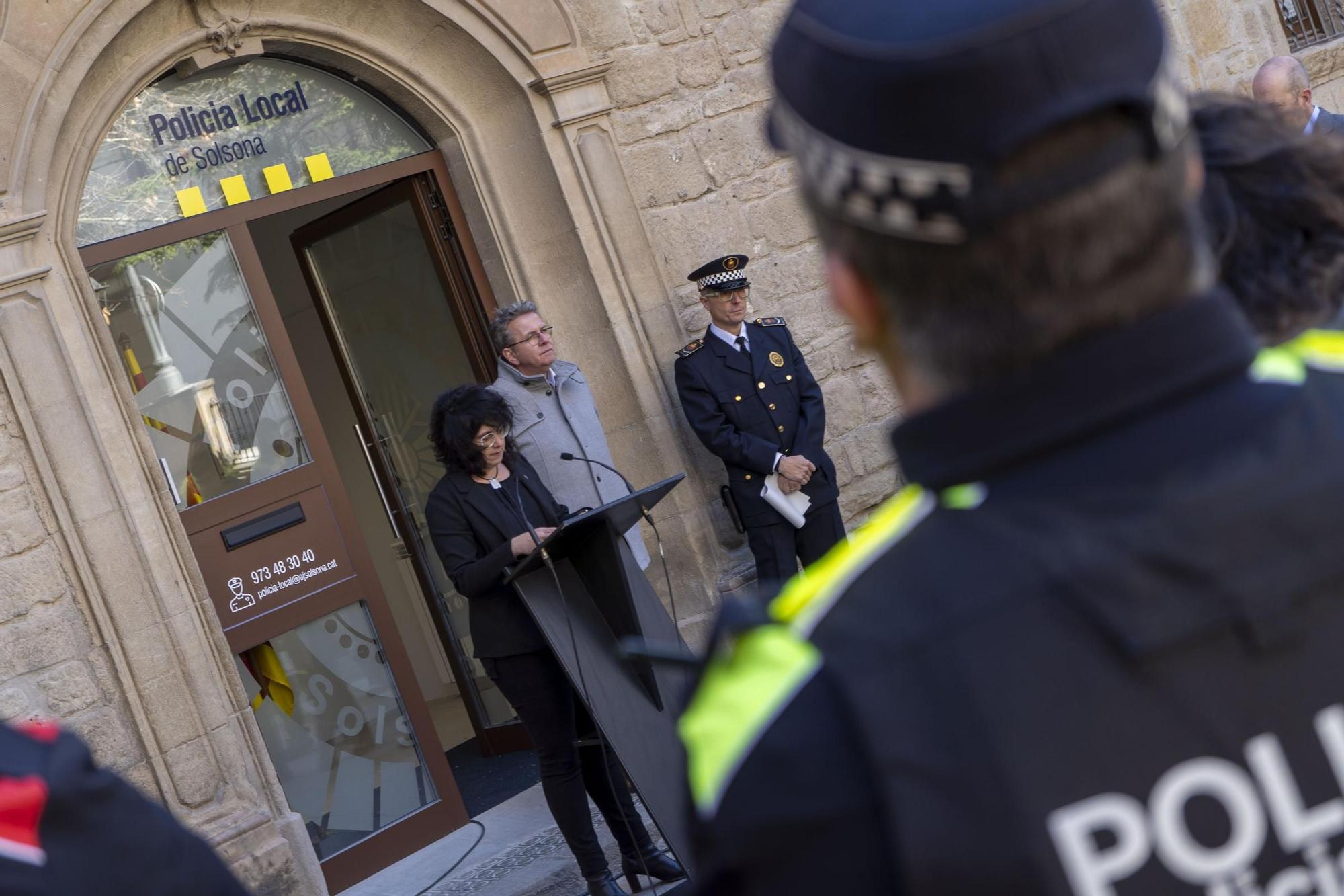 Així ha estat la inauguració de la nova comissaria de Solsona