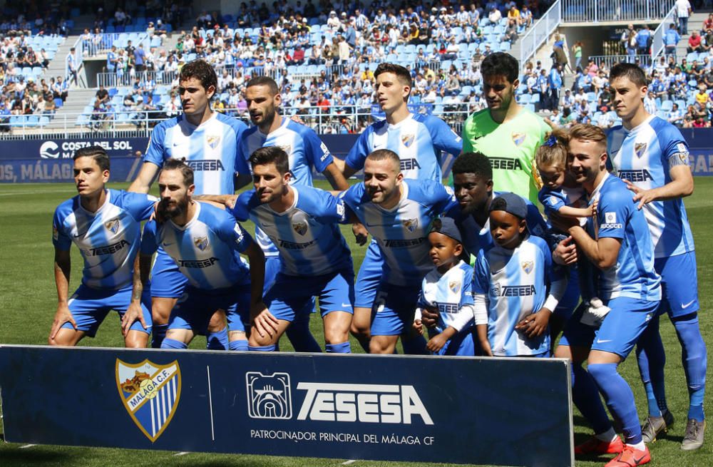 Un tanto de Leo Suárez a cinco minutos del final le da la victoria y los tres puntos al RCD Mallorca en su visita a La Rosaleda, en un duelo de aspirantes al ascenso a Primera División que comenzaban la jornada empatados a puntos.