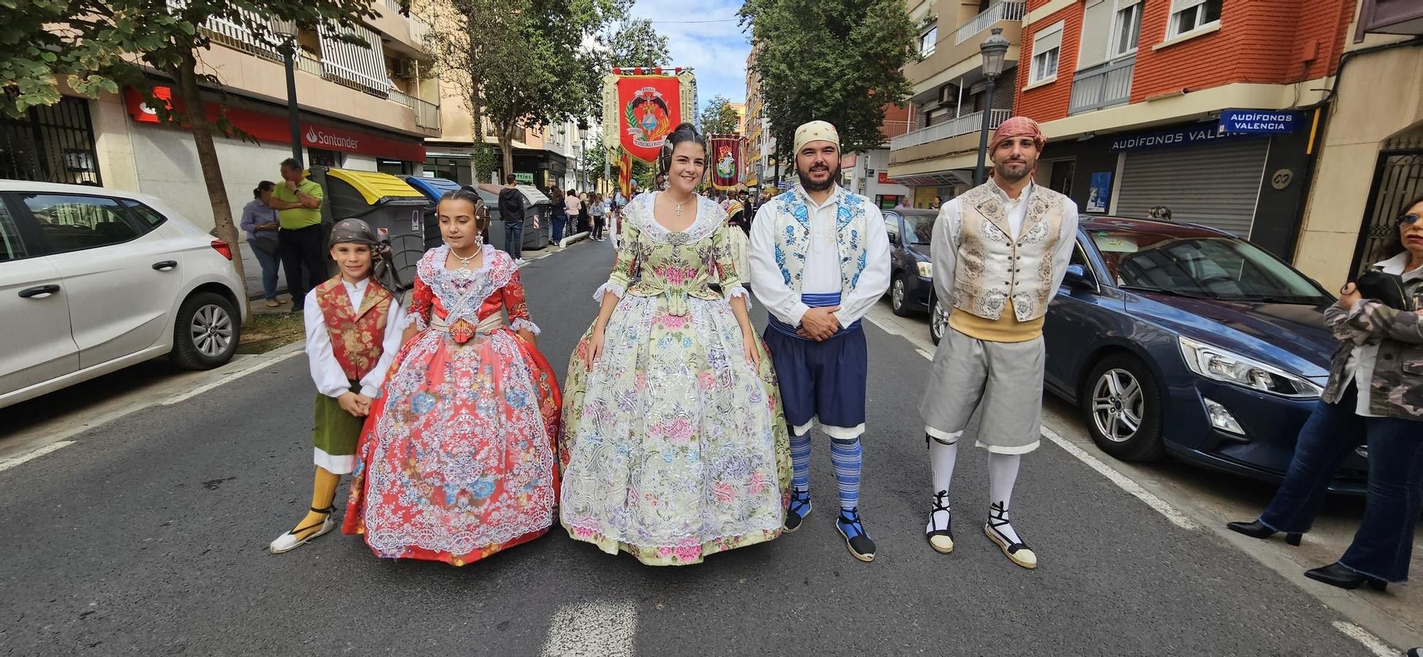 Las comisiones el Marítim, protagonistas en el Homenaje a la Senyera