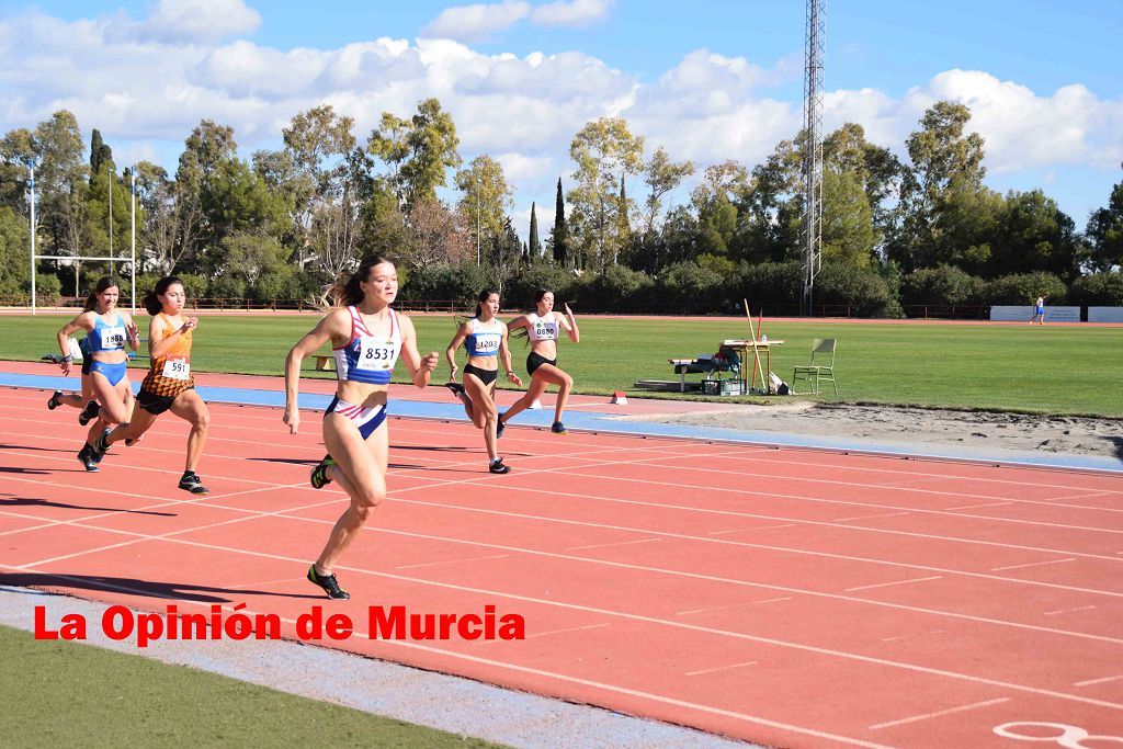 Regional absoluto y sub-23 de atletismo en Lorca (I)