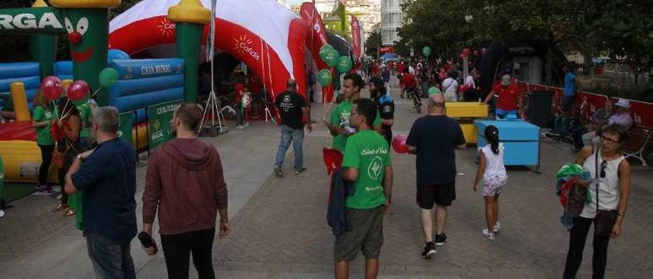 El parque de la Vuelta en la Alameda. // J.R.