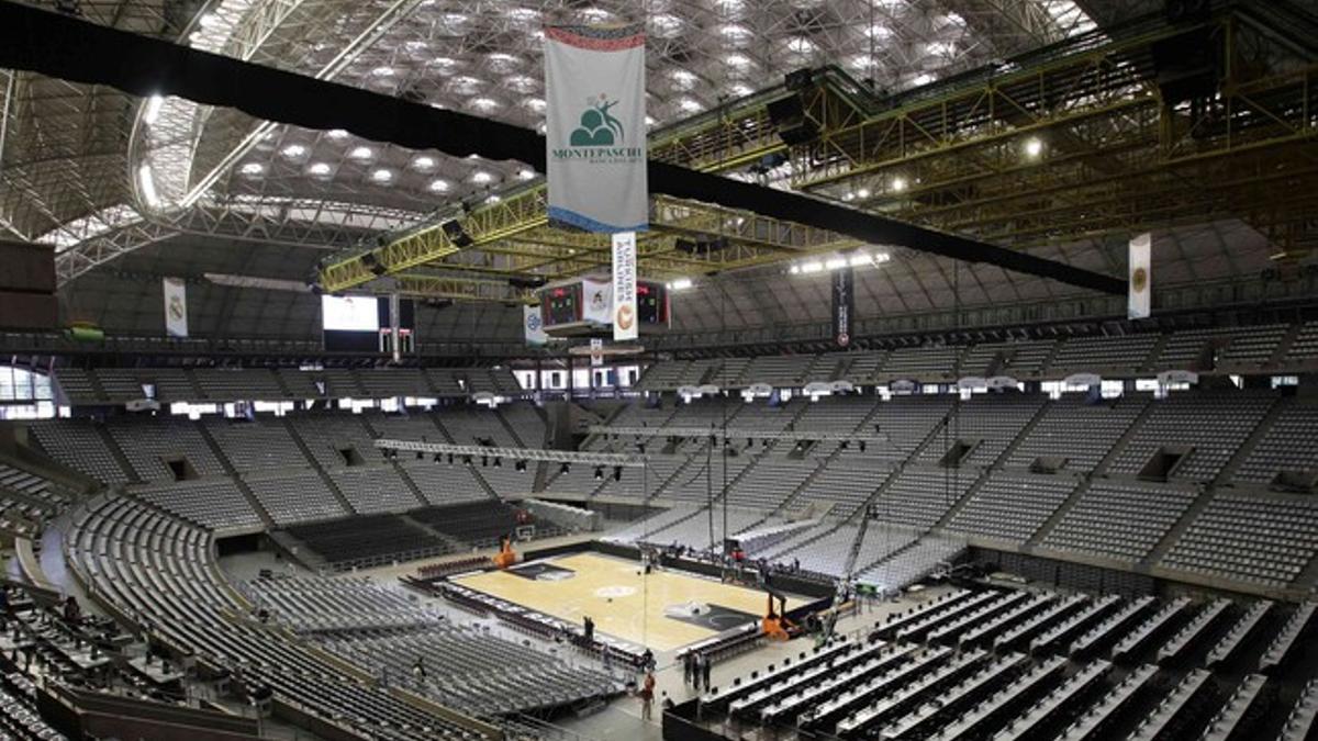 Vista general del interior del Palau Sant Jordi