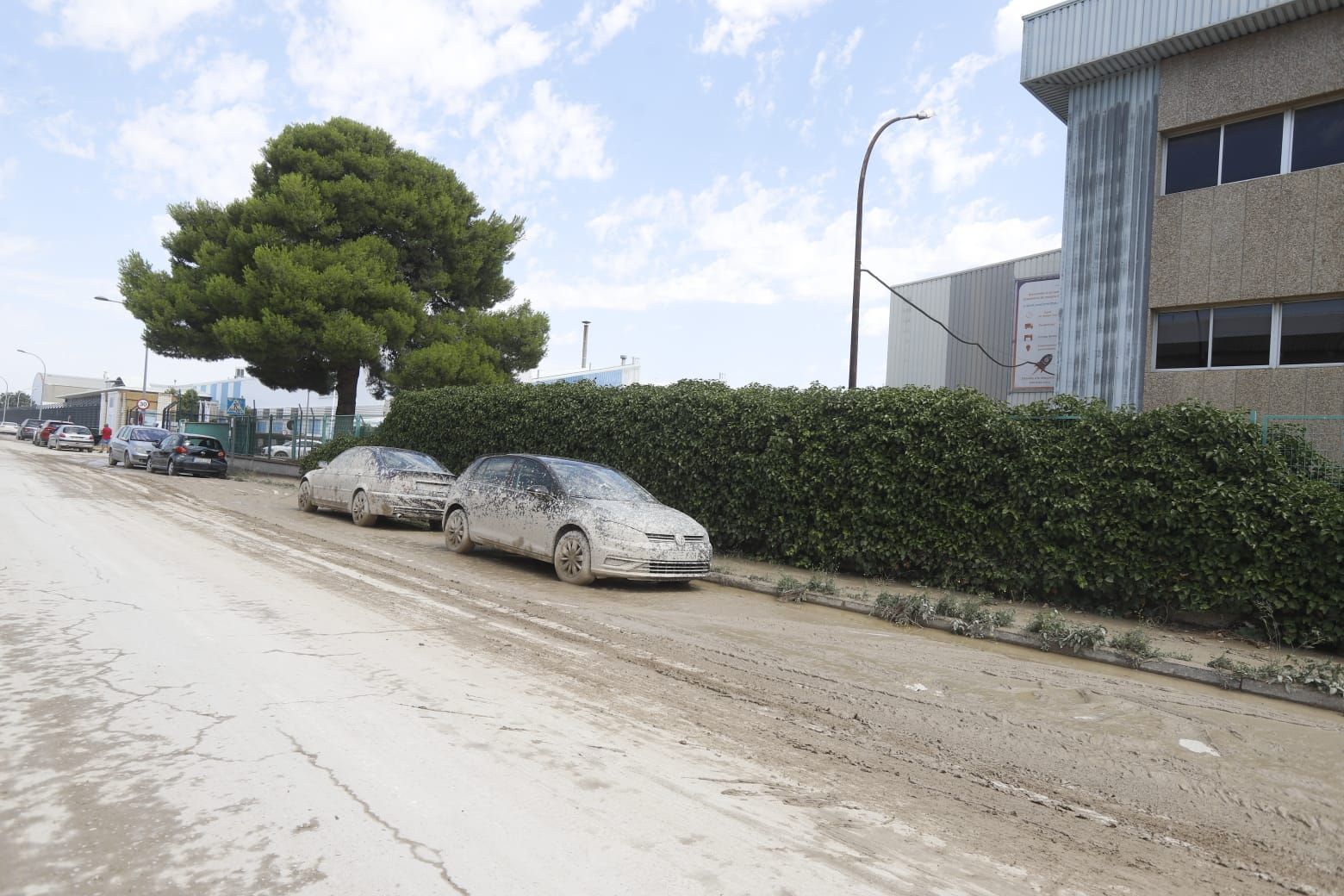 Así han quedado las empresas de la Cartuja Baja y el Tercer Cinturón después de la tormenta