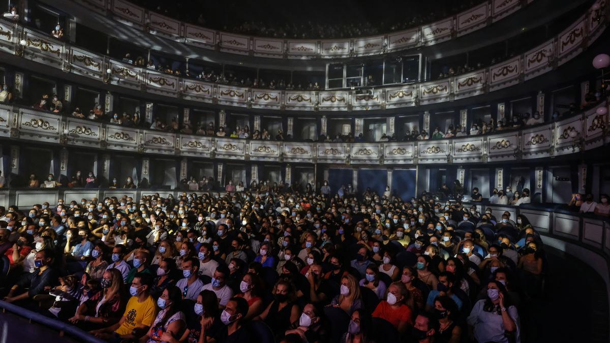 El Teatro Cervantes, durante un concierto el pasado diciembre.