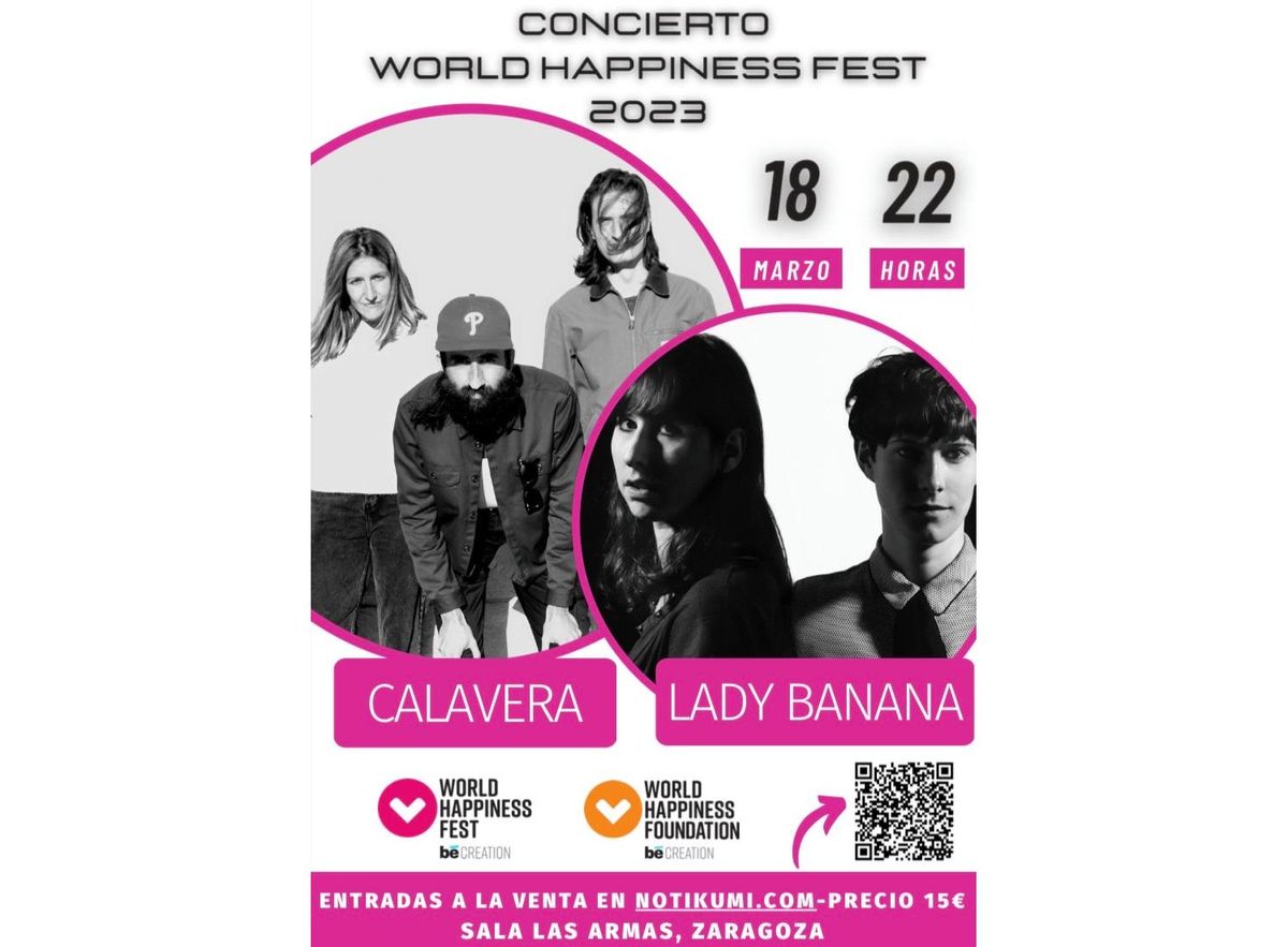 El sábado 18 de marzo Calavera y Lady Banana actuarán en la Sala Las Armas.