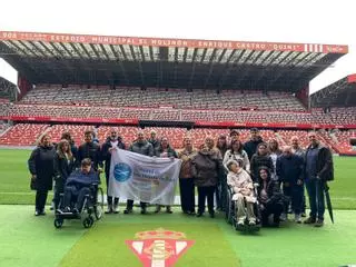 Convivencia, inclusión y solidaridad en una visita muy especial a El Molinón