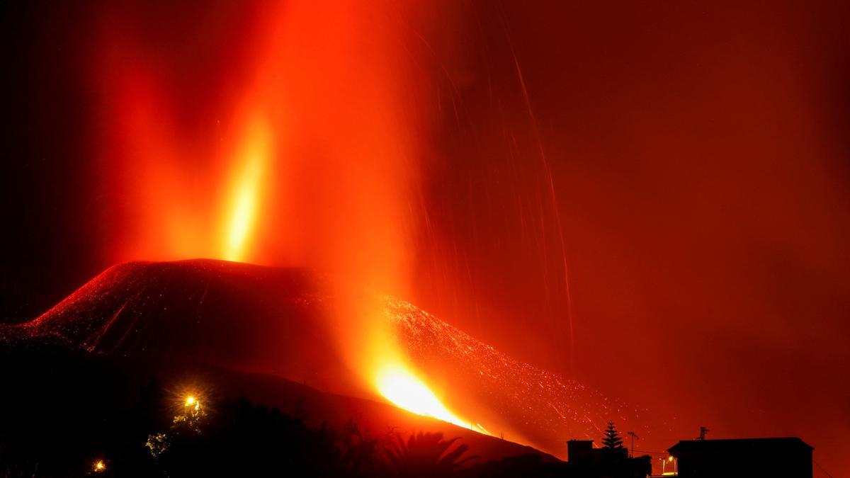 Erupción del volcán de La Palma.