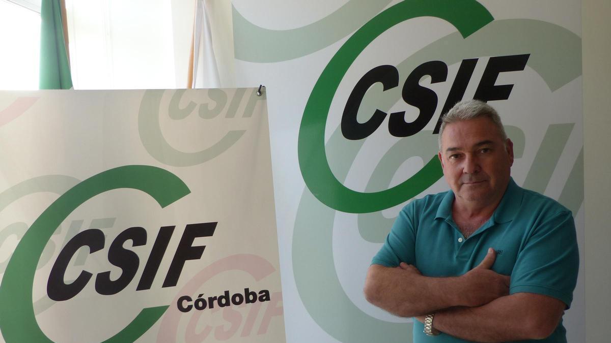 Antonio González, responsable del sector de Justicia de CSIF Córdoba.