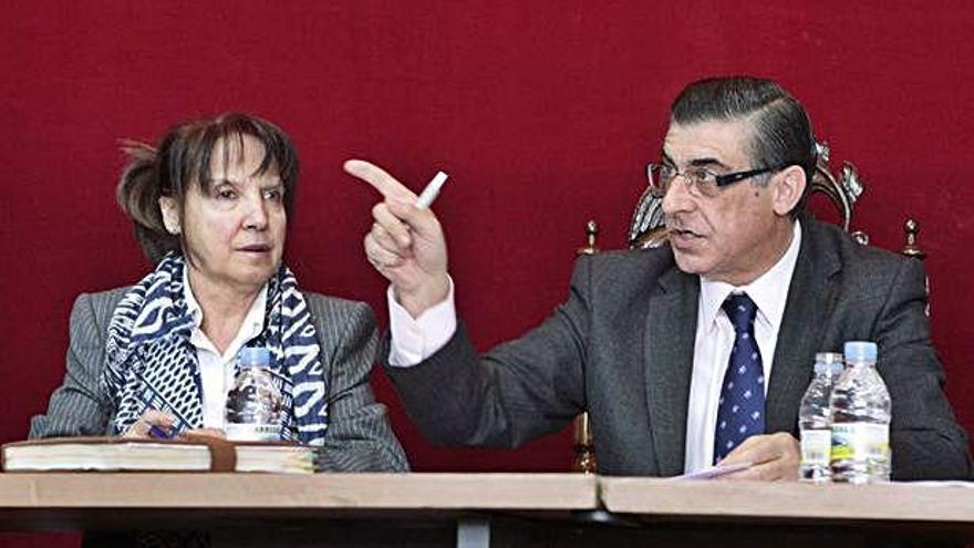 Alejandro Fermoselle, portavoz popular, durante el desarrollo de un pleno en el Ayuntamiento.