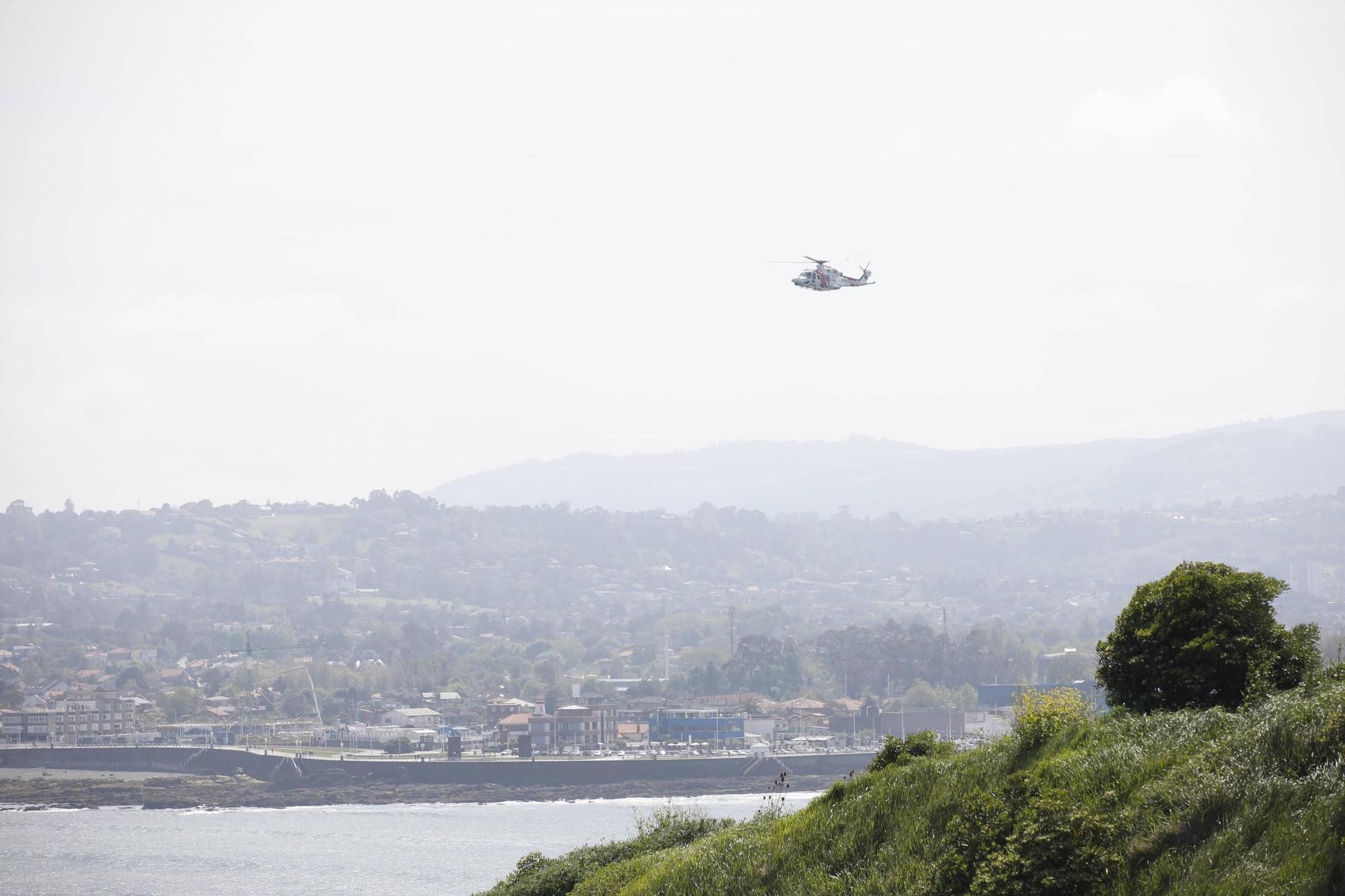 En imágenes: Así fueron las labores de desactivación de tres obuses en la costa de Gijón