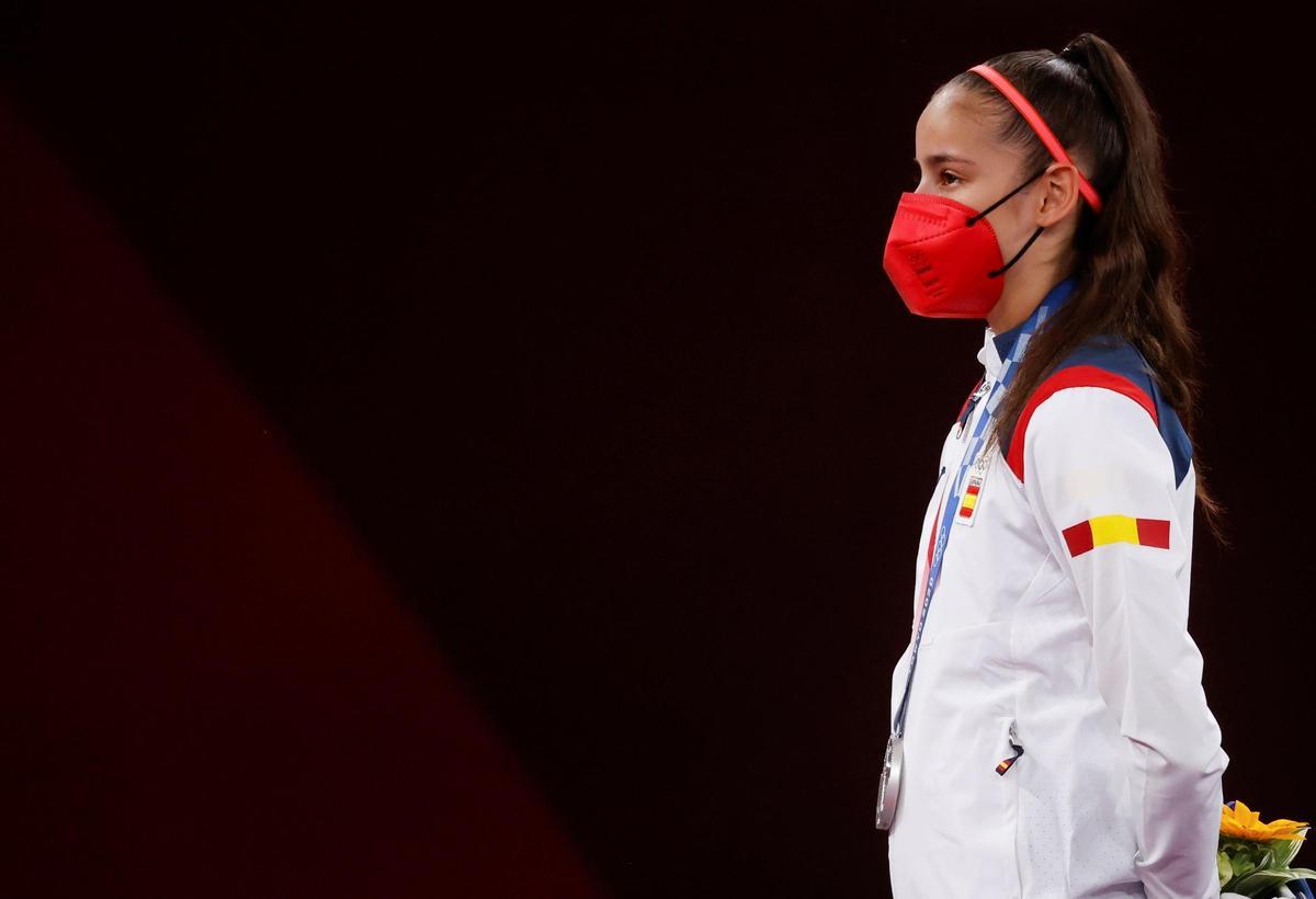 Adriana Cerezo, plata en taekwondo, primera medallista española Adriana Cerezo, plata en taekwondo, primera medallista española