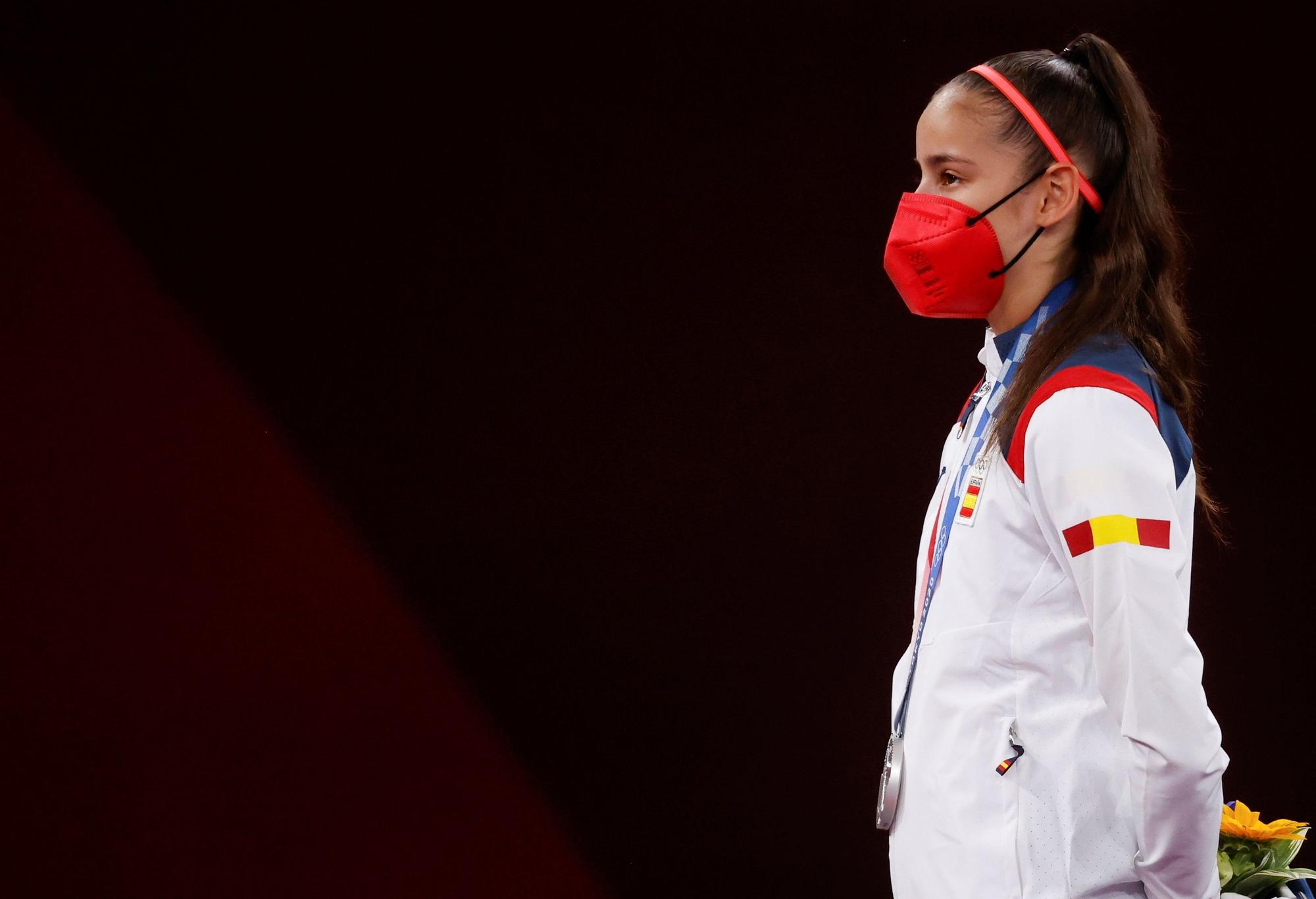 Adriana Cerezo, plata en taekwondo, primera medallista española