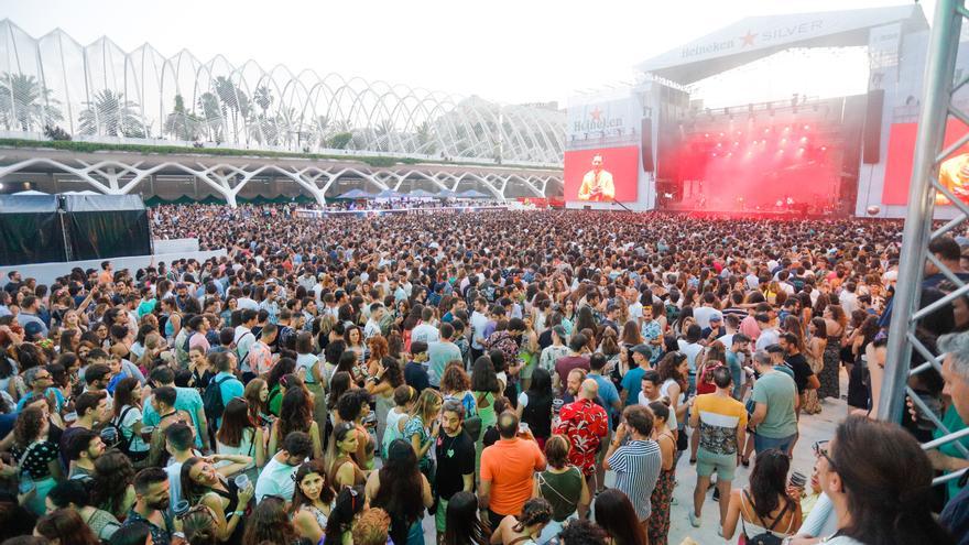 Así se viven los conciertos y los festivales en la Ciutat de les Arts