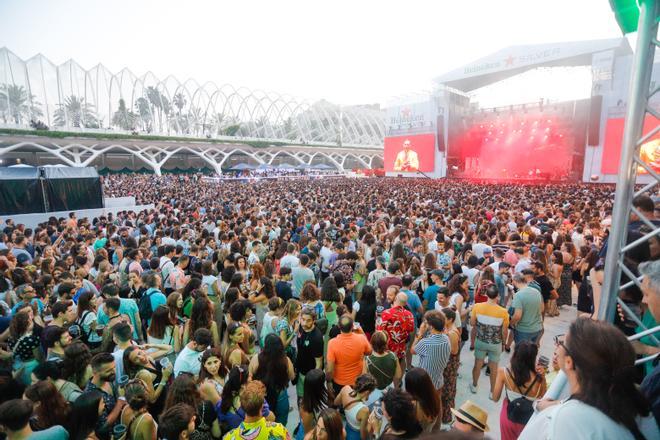 Así se viven los conciertos y los festivales en la Ciutat de les Arts