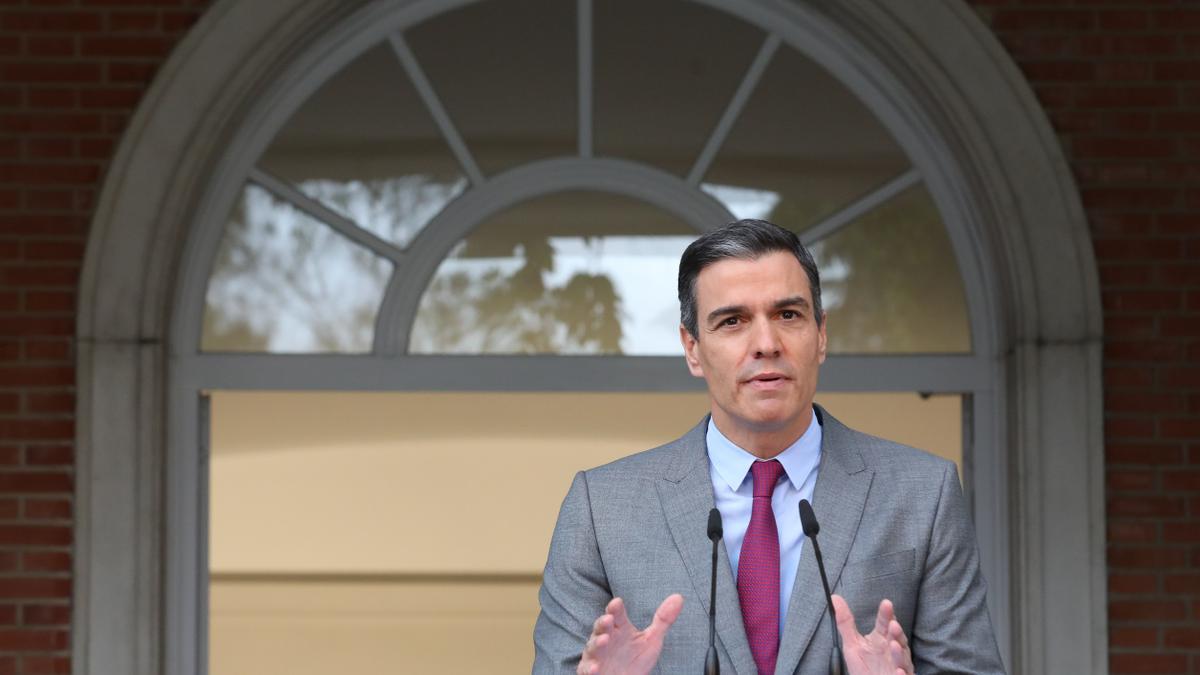 El presidente del Gobierno, Pedro Sánchez