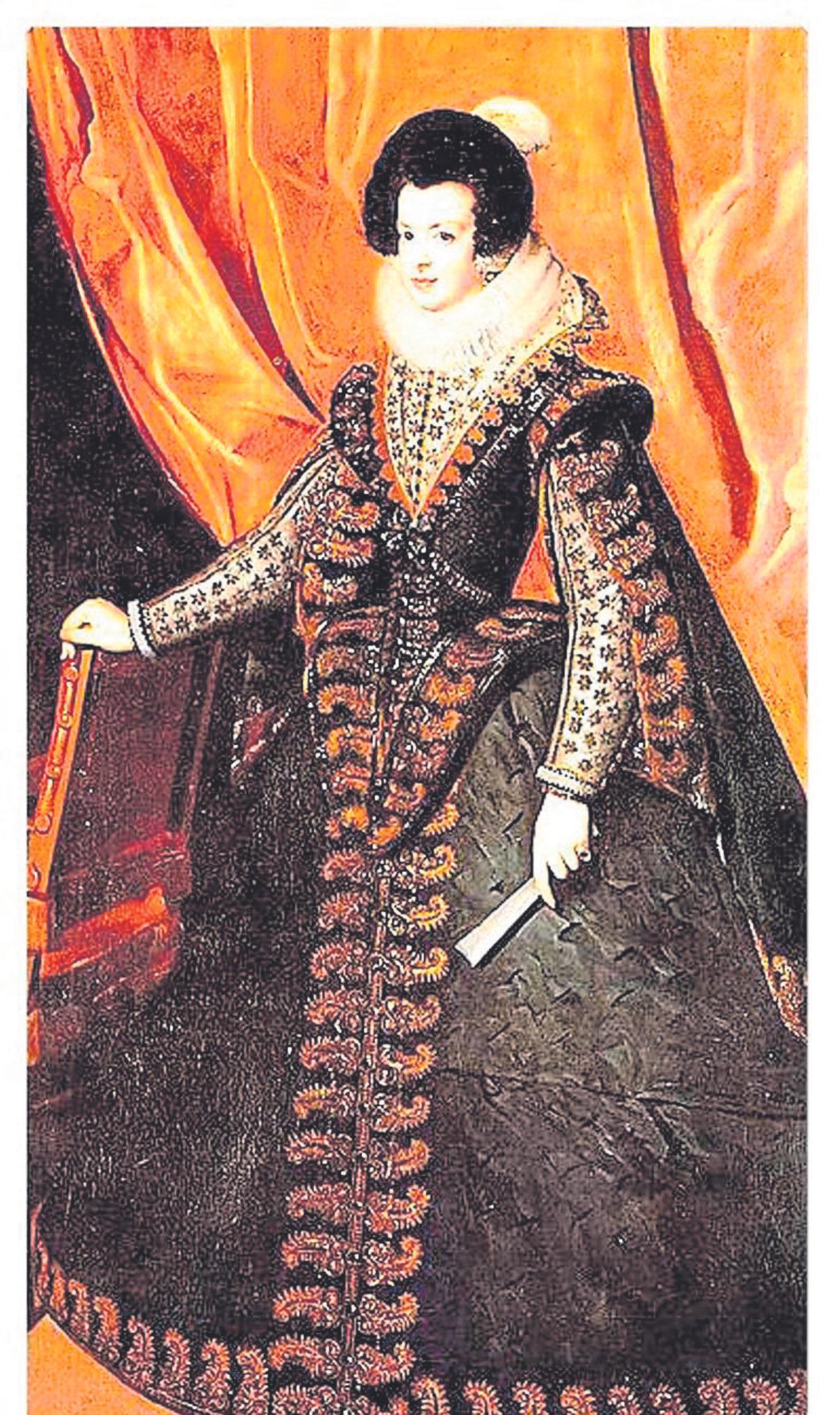 Retrato de Isabel de Borbón.