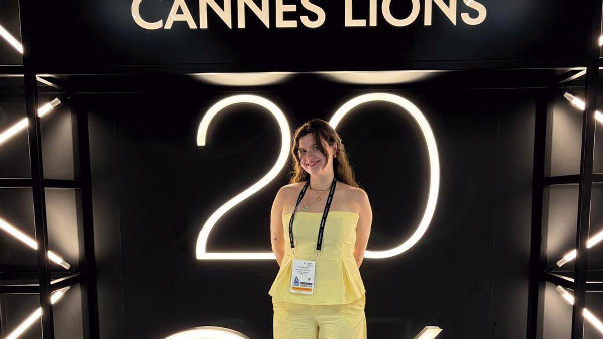 Barcala, no certame en Cannes estes días.