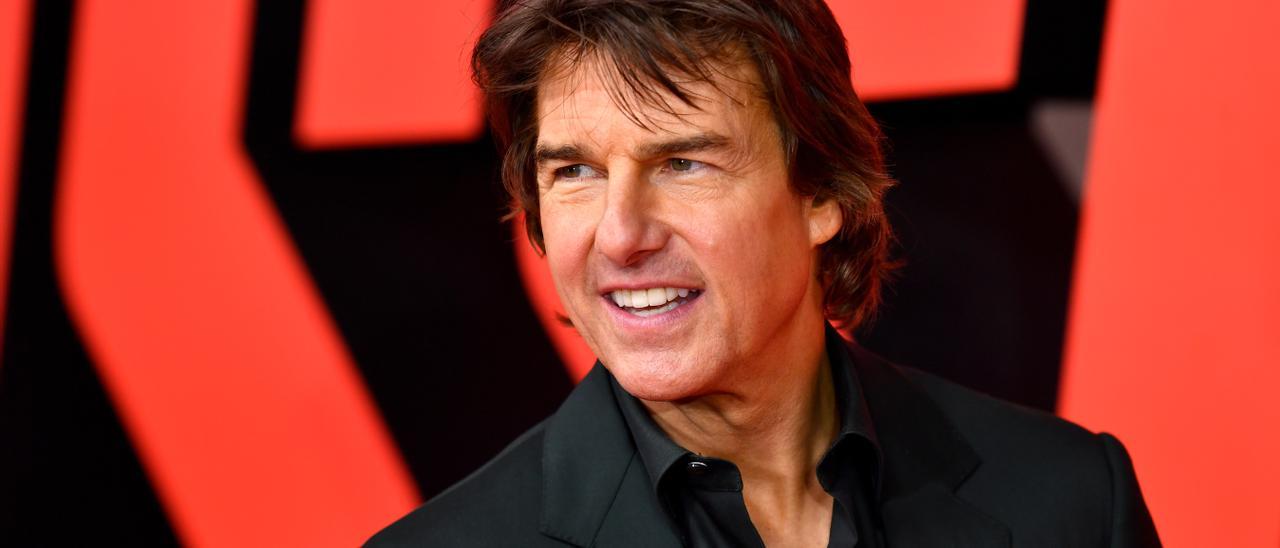 Tom Cruise, en la 'premiere' en Australia de 'Misión Imposible: sentencia mortal-parte uno'