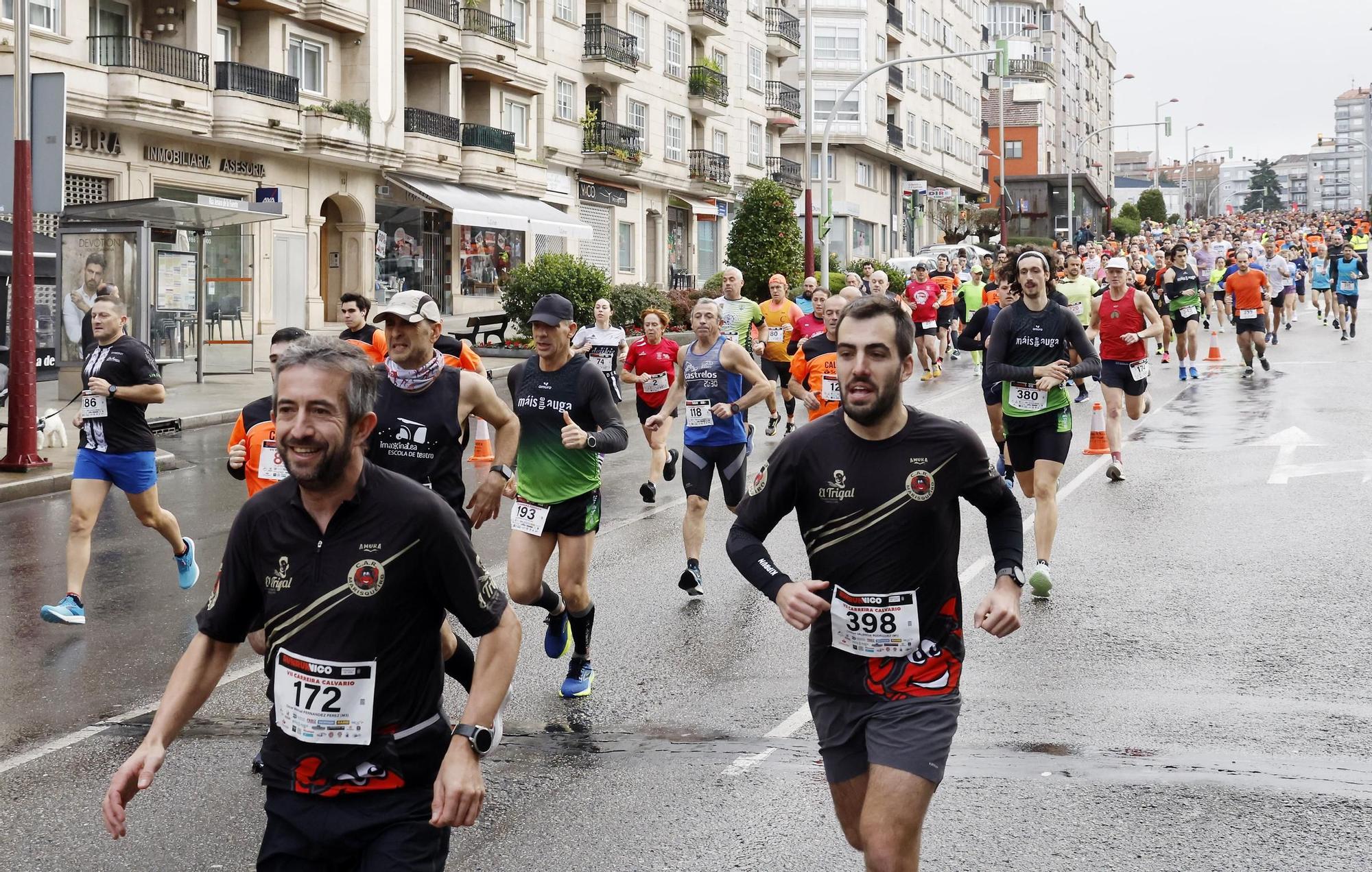 Centenares participantes en la "Carreira Calvario 5+5"
