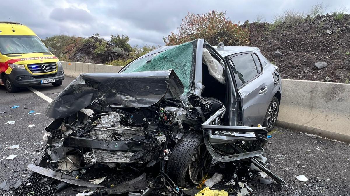 Accidente mortal en una carretera de Tenerife