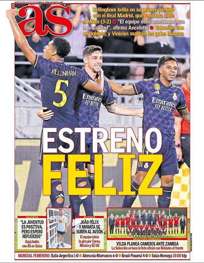 Estas son las portadas de la prensa deportiva de hoy