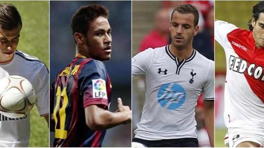 Bale, Neymar, Soldado y Falcao