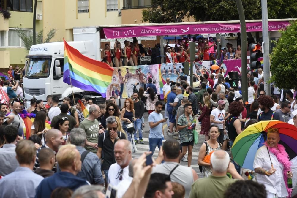 Miles de personas participaron este sábado en el acto central del Pride 2018