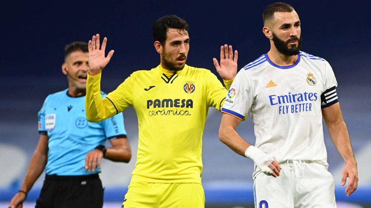 Benzema y Parejo durante el partido