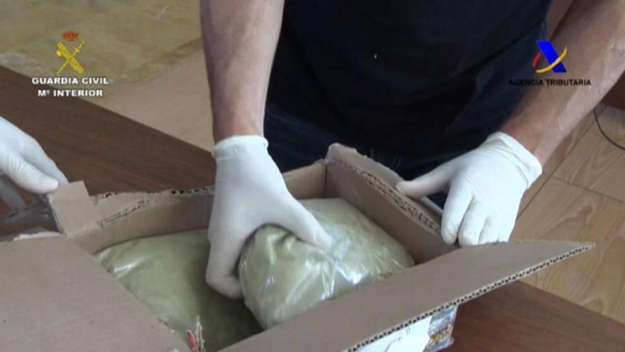 Tres detenidos en Murcia con cinco kilos de mezcalina de la amazonia peruana