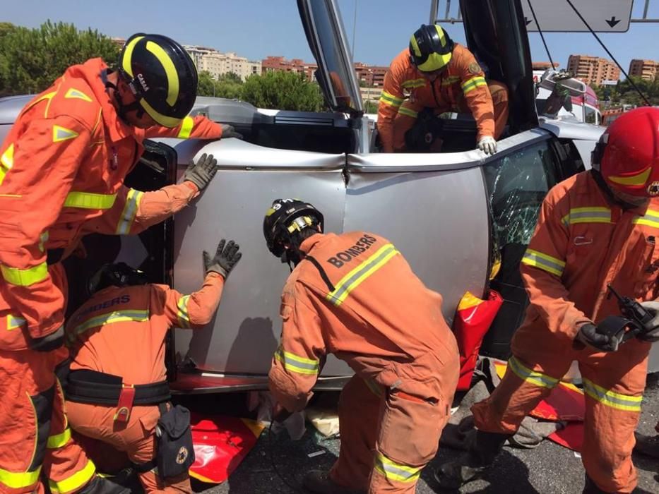 Accidente en la CV-365, en Paterna