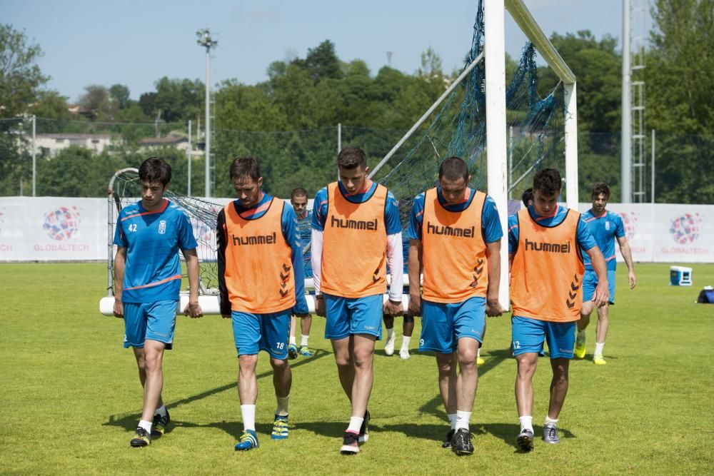 Entrenamiento del Real Oviedo