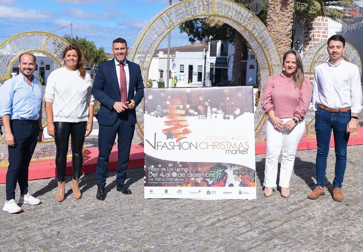 Presentación del Fashion Christmas Market en Teguise.