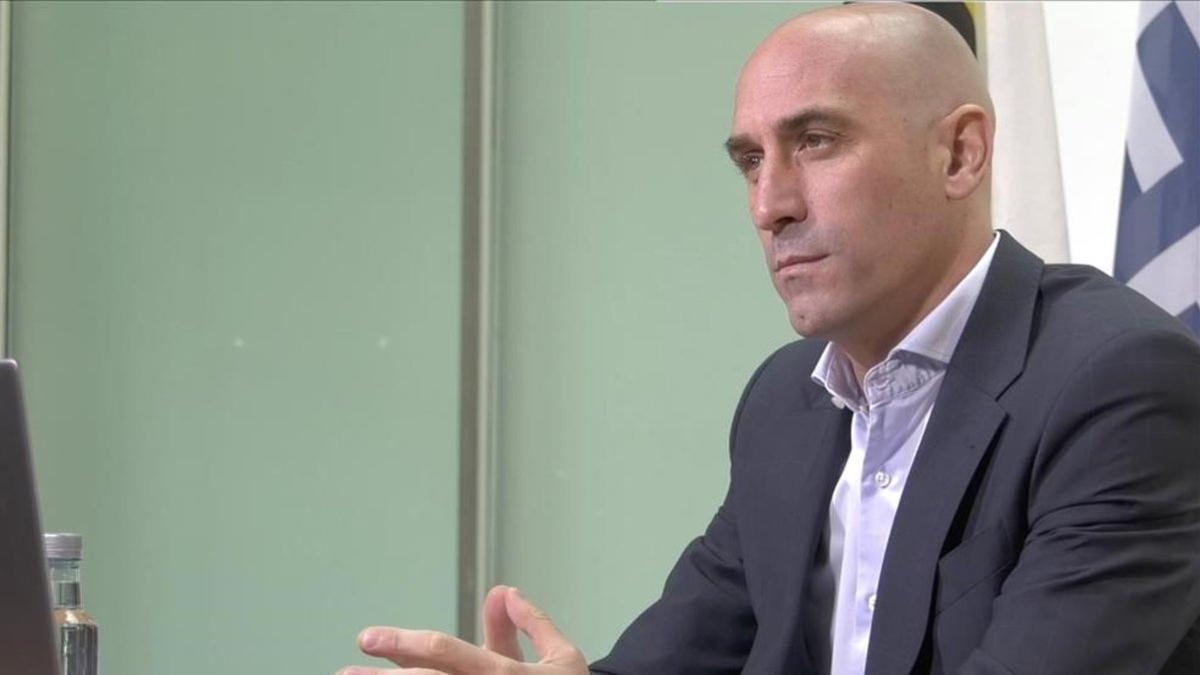 Luis Rubiales, presidente de la Federación Española de Fútbol