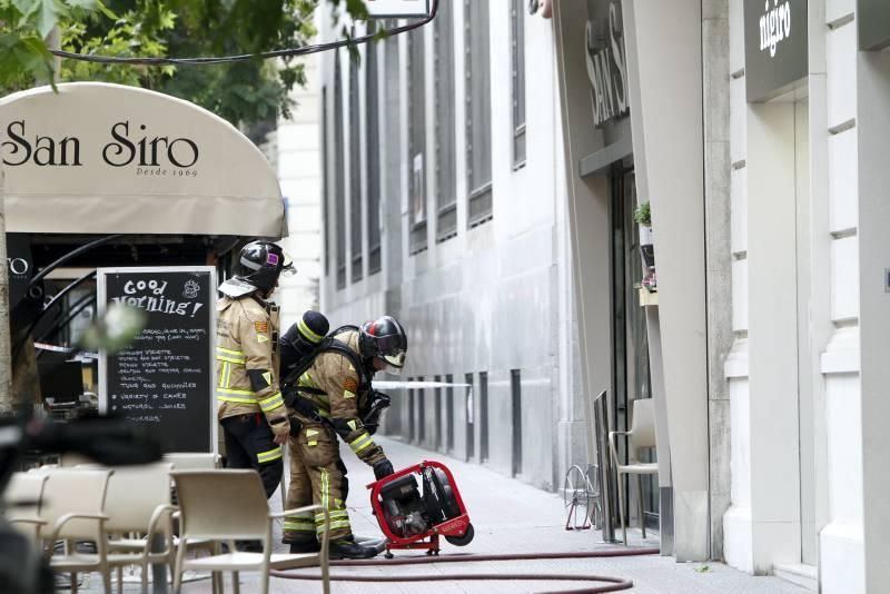 Incendio en el bar San Siro