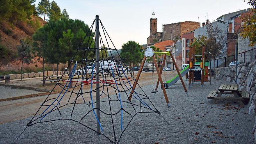 Súria enllesteix les obres de millora del parc infantil del Poble Vell