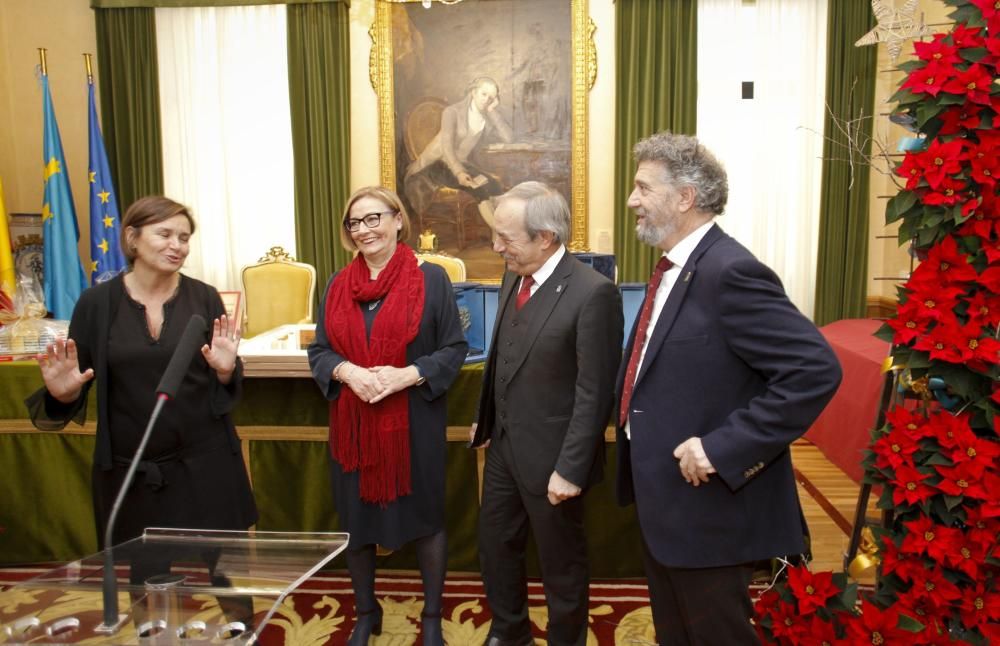 Brindis navideño de los alcaldes asturianos