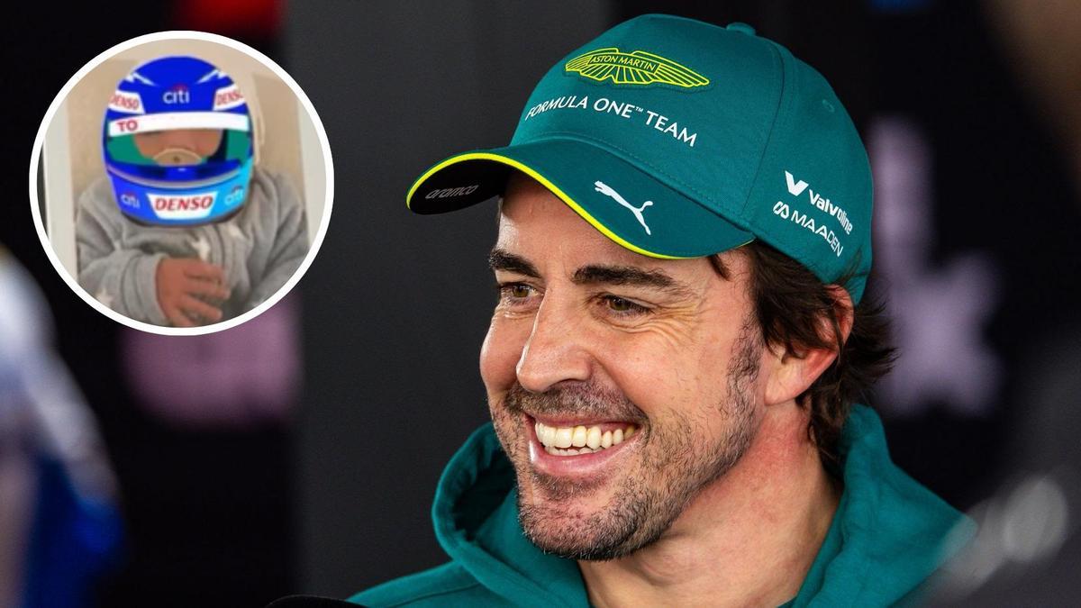 Fernando Alonso, sobre su hijo Leonard: "La paternidad te cambia la vida, no quiero parar hasta que él me vea compitiendo"