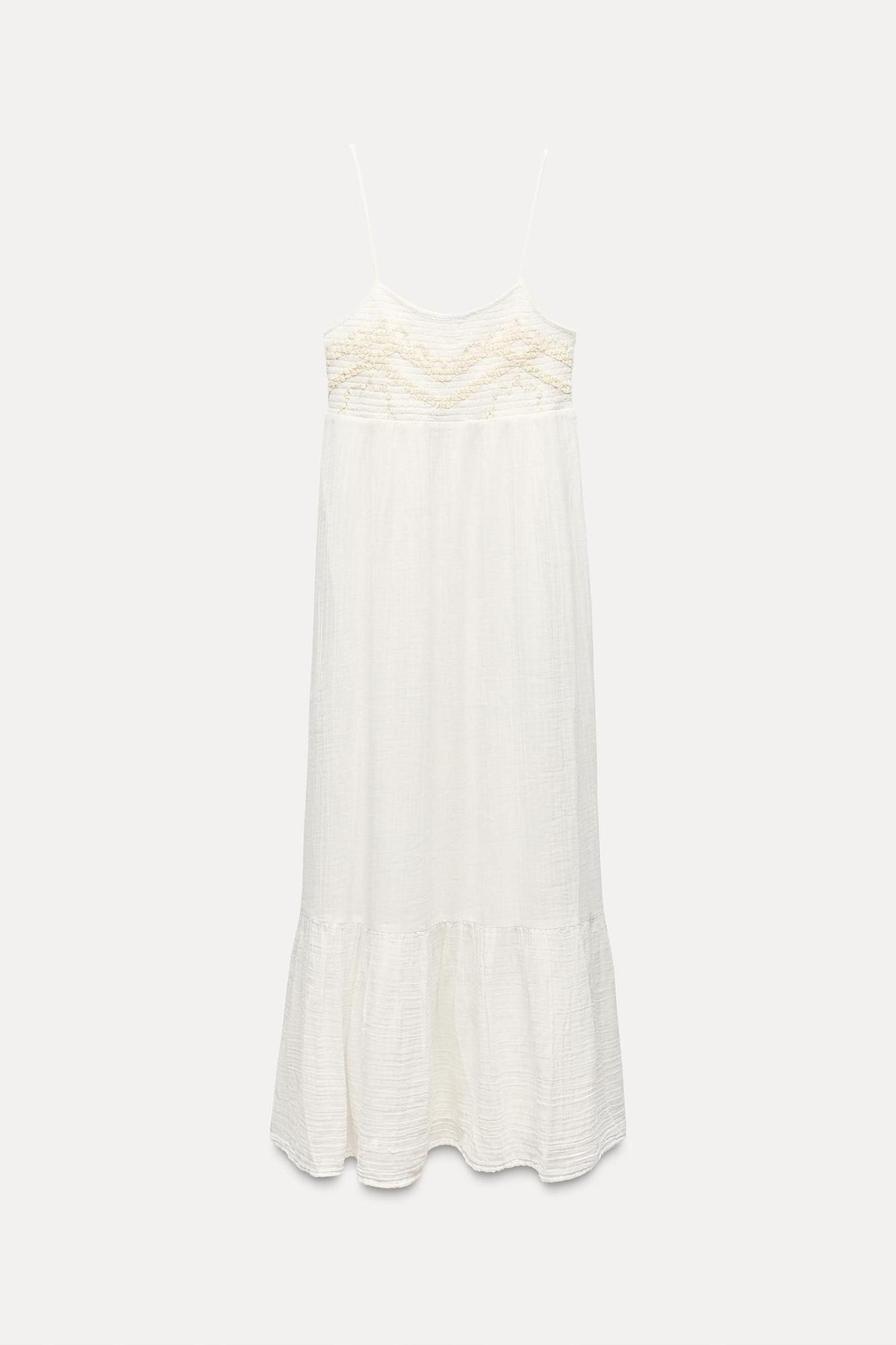 Vestido blanco de Zara