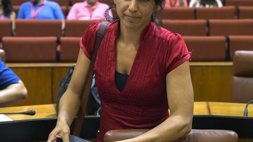 La lider andaluza de Podemos, Teresa Rodríguez.