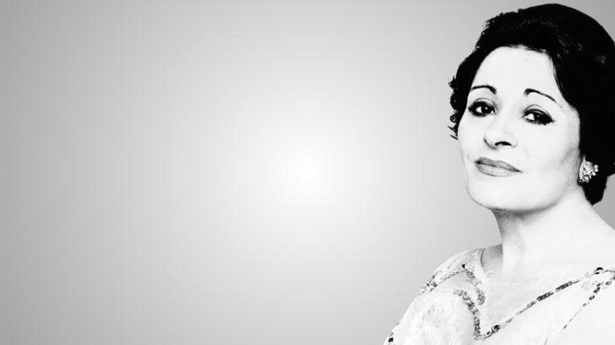 La soprano Victoria de los Ángeles.